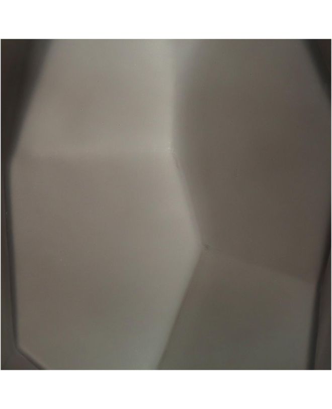 Βάζο Εκρού Ανακυκλωμένο Γυαλί 25x25x35cm