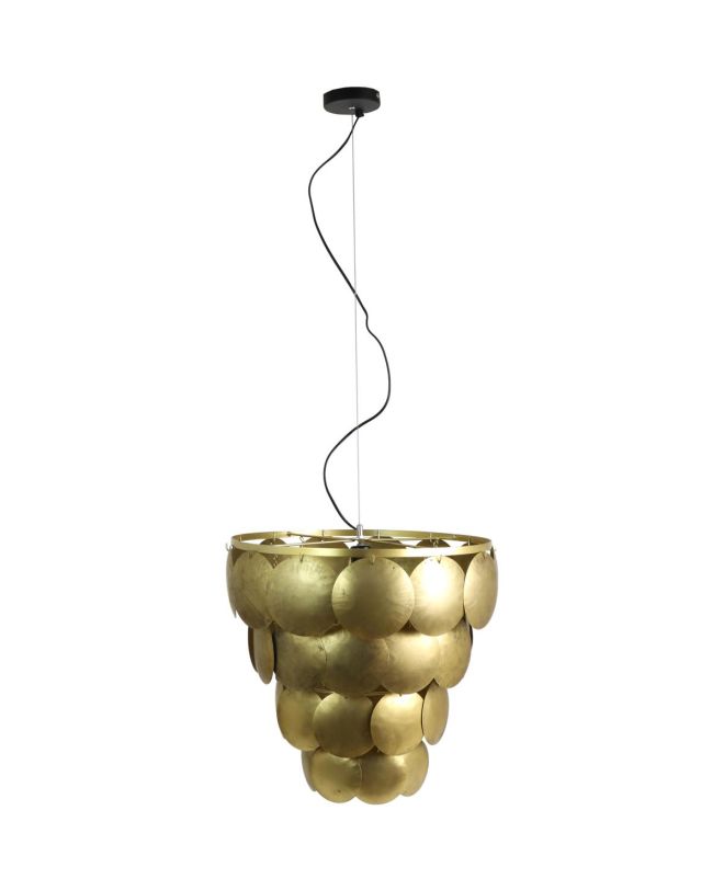 Φωτιστικό Κρεμαστό Χρυσό Μέταλλο 54.5x52.5x52.5cm