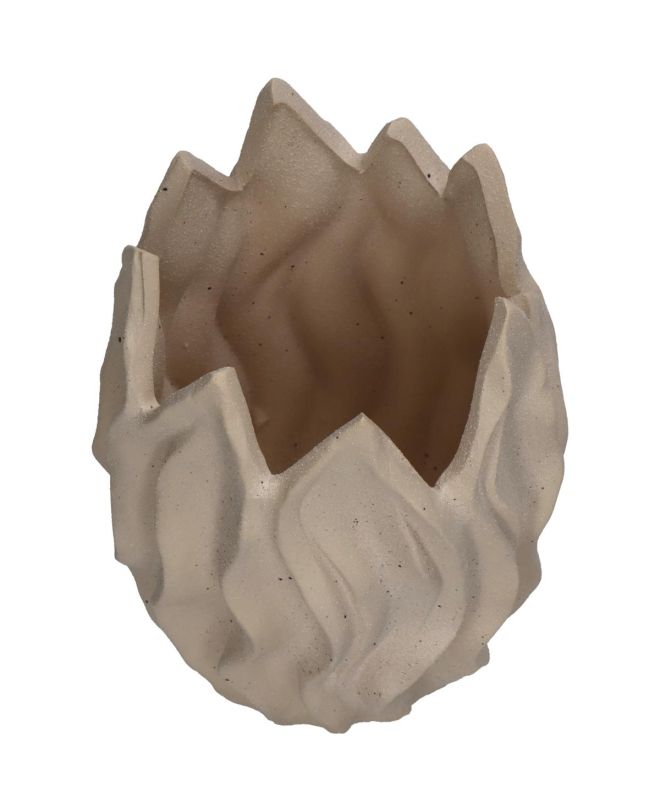 Βάζο Ιβουάρ Κεραμικό 14.5x14x21cm