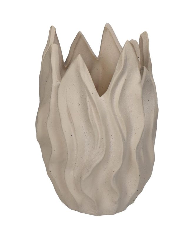 Βάζο Ιβουάρ Κεραμικό 14.5x14x21cm