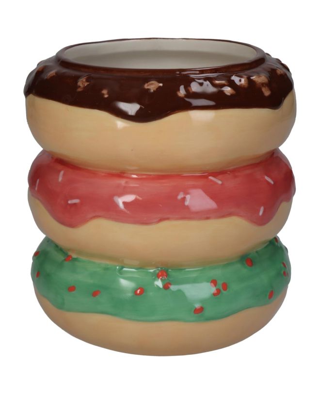 Κασπώ Donut Πολύχρωμο Κεραμικό 14x14x14.5cm