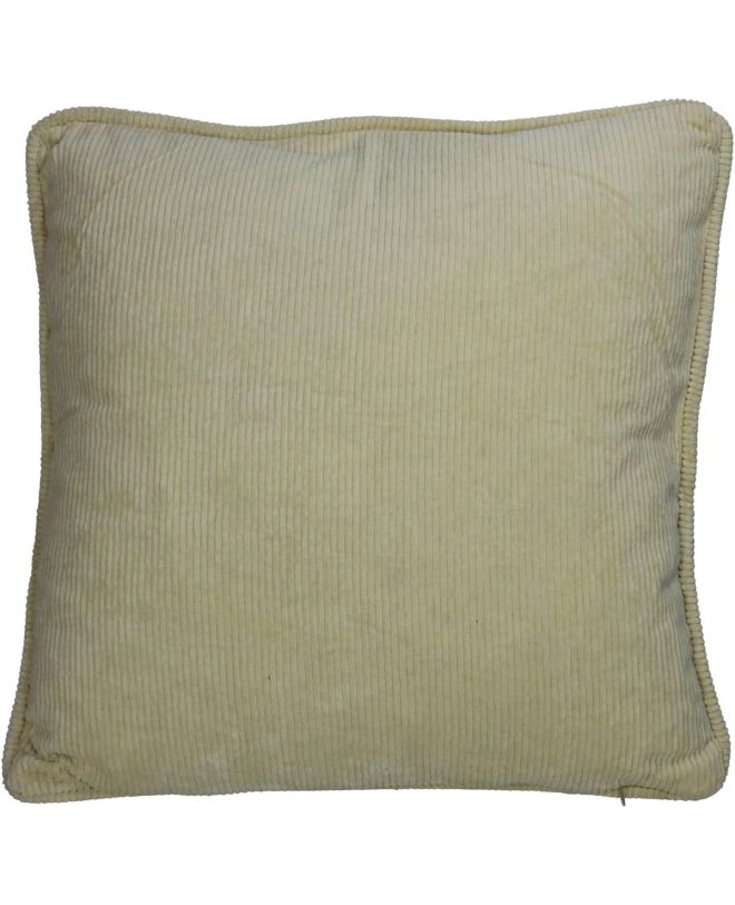 Μαξιλάρι Κοτλέ Ιβουάρ Βαμβακερό 45x45cm