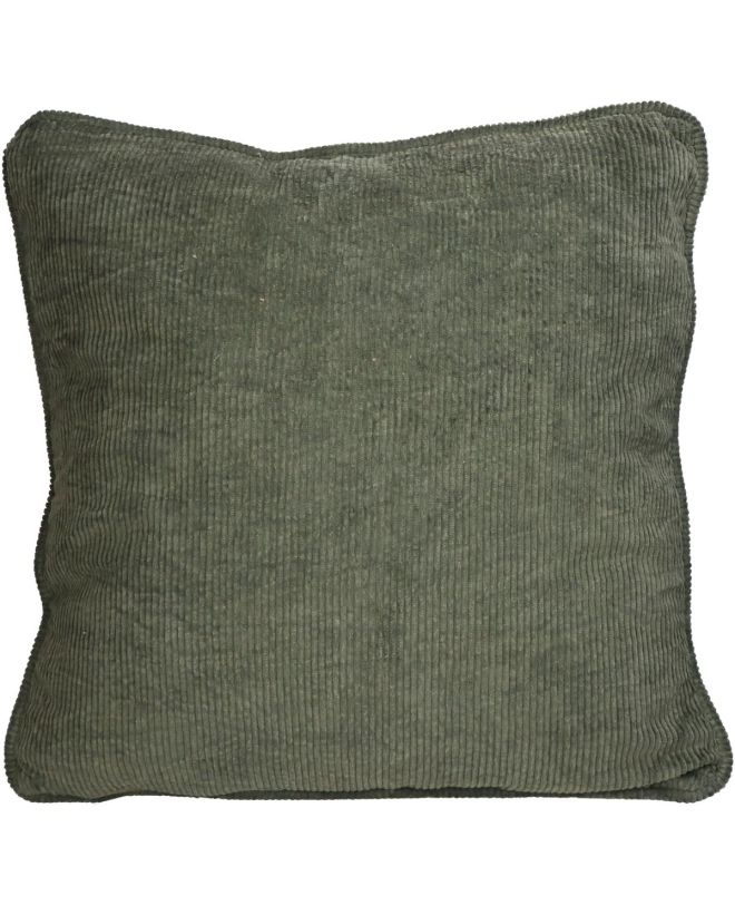 Μαξιλάρι Κοτλέ Γκρι Βαμβακερό 45x45cm