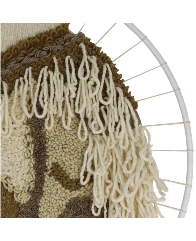 Διακοσμητικό Τοίχου Πολύχρωμο Ύφασμα 98x2x98cm