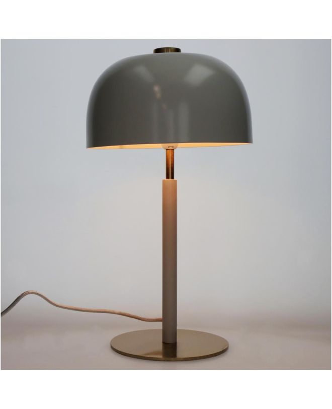 Επιτραπέζιο Φωτιστικό Λευκό Μέταλλο 25x25x45cm