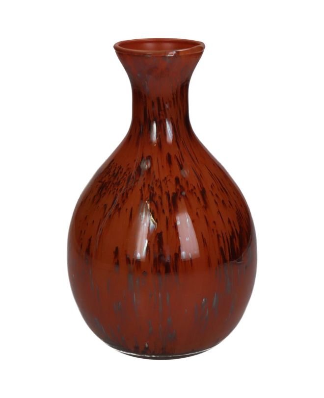 Βάζο ArteLibre Κόκκινο Γυαλί 16x16x25cm