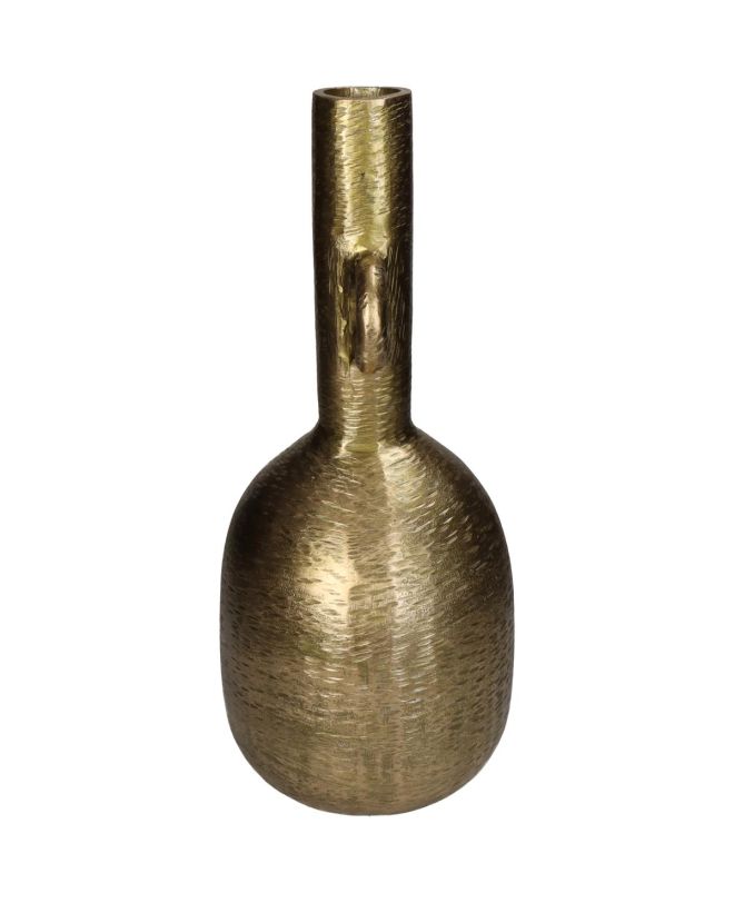 Βάζο Χρυσό Αλουμίνιο 16x15.5x35.5cm