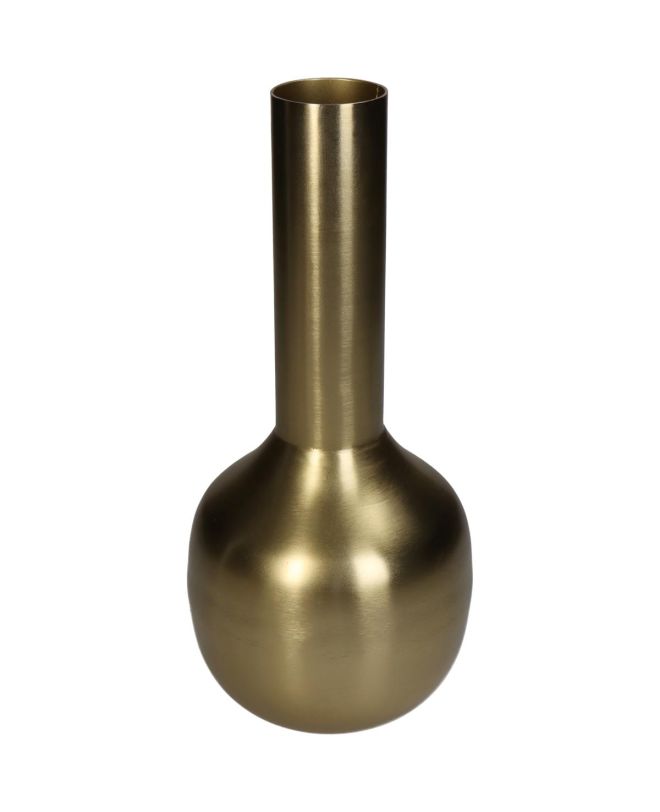 Βάζο Χρυσό Μέταλλο 11.5x11.5x25.5cm