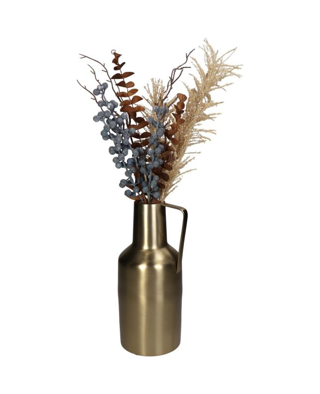 Βάζο Χρυσό Μέταλλο 11x10x24cm