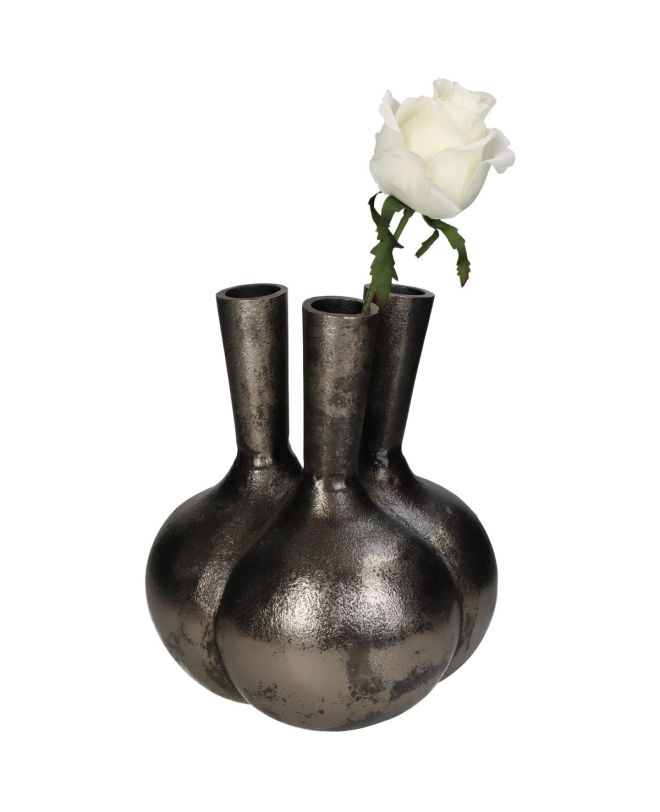 Βάζο Μπρονζέ Αλουμίνιο 22x20x26cm