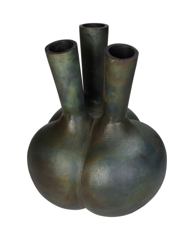 Βάζο Μπρονζέ Αλουμίνιο 22x20x26cm