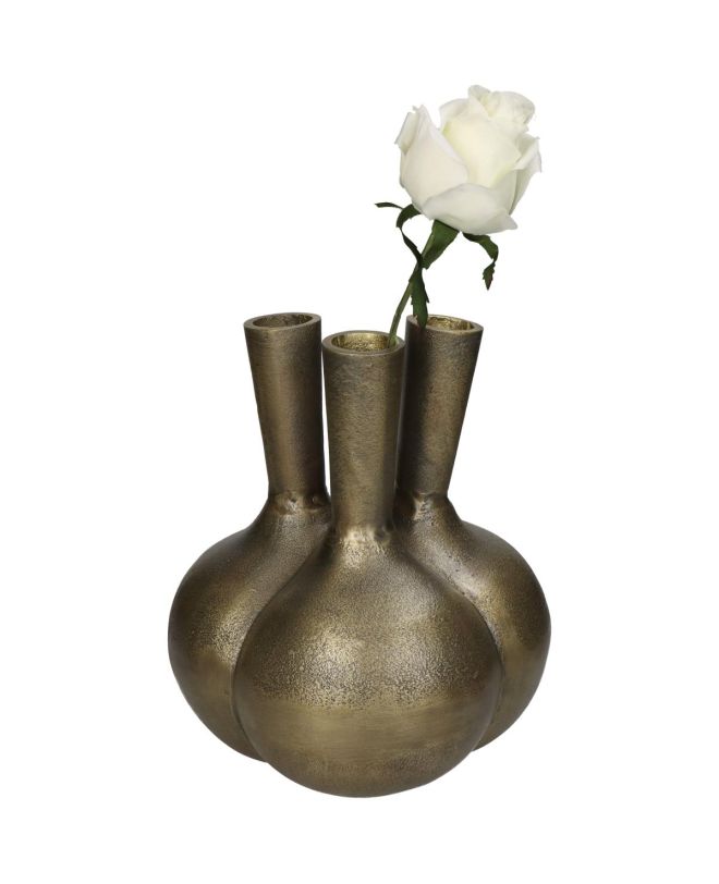 Βάζο Χρυσό Αλουμίνιο 22x20x26cm