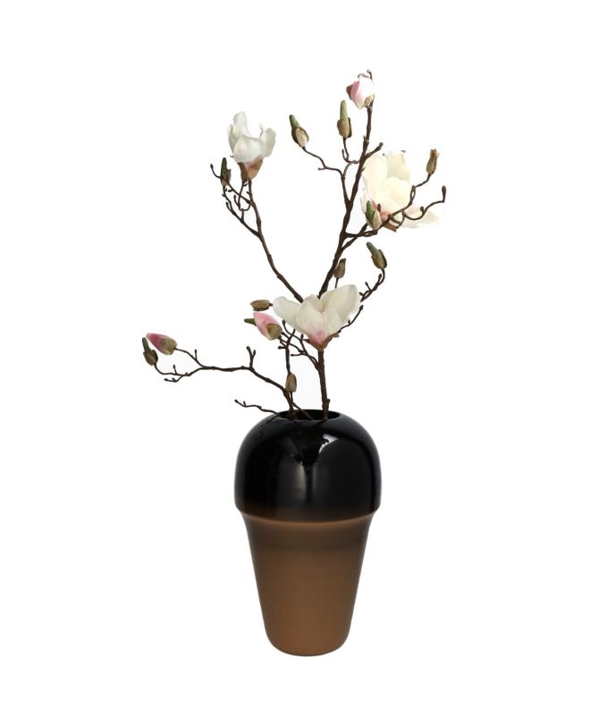 Βάζο Μαύρο Μέταλλο 20x20x32cm