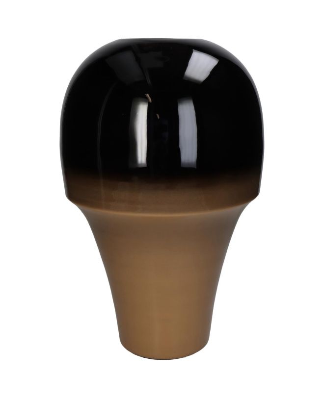 Βάζο Μαύρο Μέταλλο 25x25x40cm