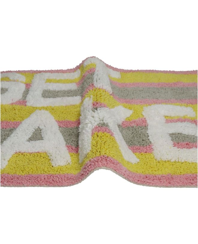 Πατάκι Μπάνιου Get Naked Πολύχρωμο Βαμβακερό 50x80cm