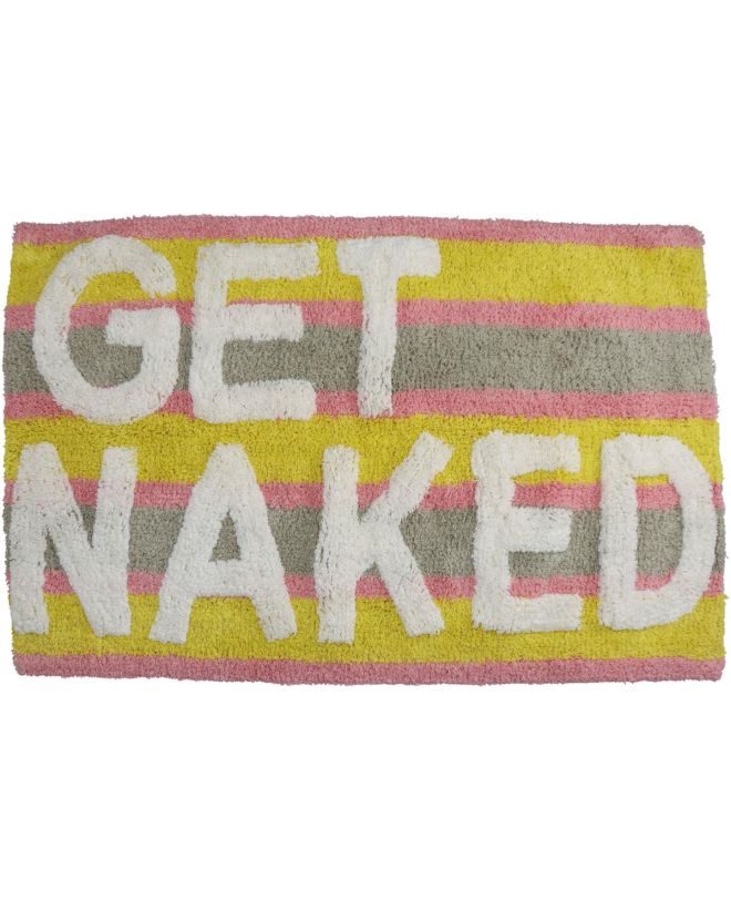Πατάκι Μπάνιου Get Naked Πολύχρωμο Βαμβακερό 50x80cm