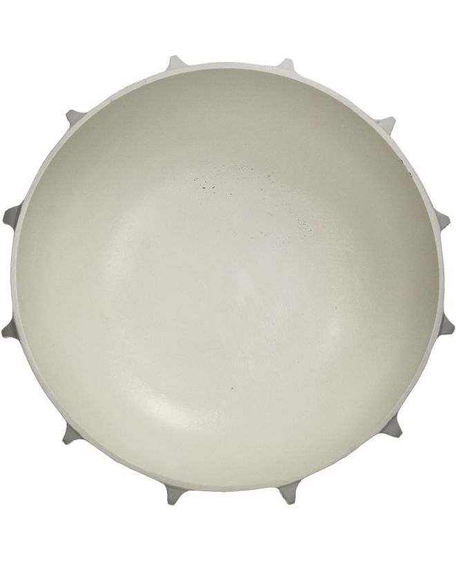 Μπολ Ιβουάρ Αλουμίνιο 28x28x7.5cm