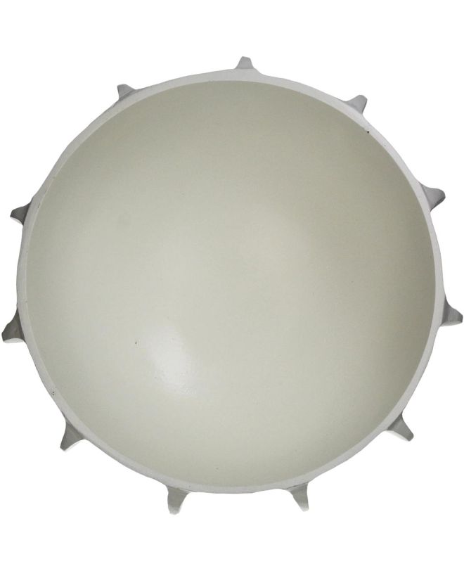 Μπολ Ιβουάρ Αλουμίνιο 27x27x13cm