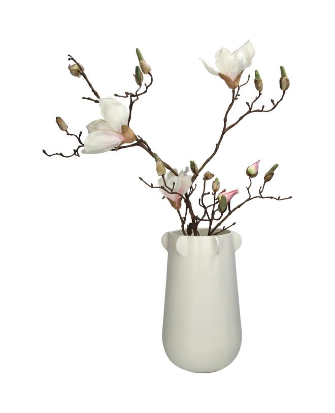 Βάζο Ιβουάρ Αλουμίνιο 16x16x27.5cm