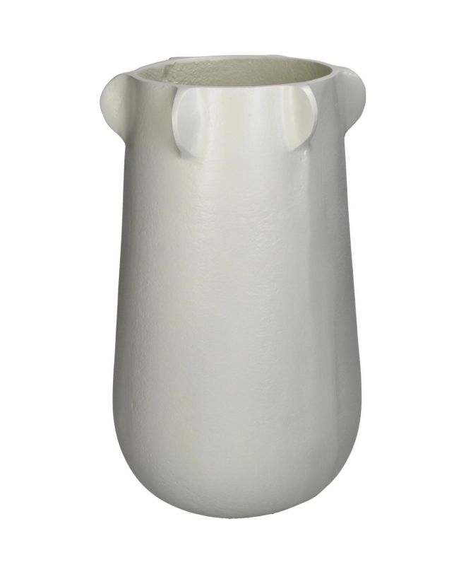 Βάζο Ιβουάρ Αλουμίνιο 16x16x27.5cm