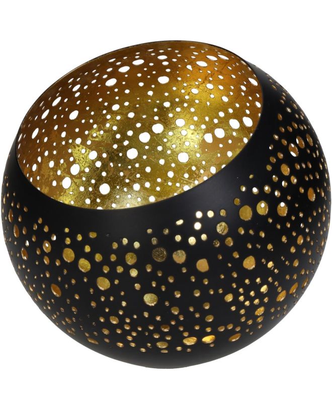 Κηροπήγιο Μαύρο Μέταλλο 15x15x15cm