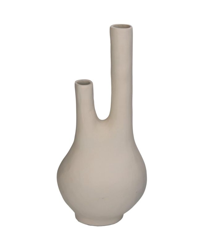 Βάζο Ιβουάρ Αλουμίνιο 16.5x11x38cm