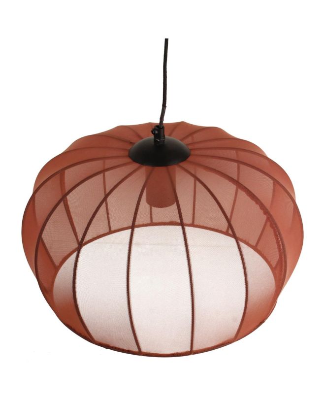 Φωτιστικό Κρεμαστό Φυσικό Μέταλλο 38x38x23cm