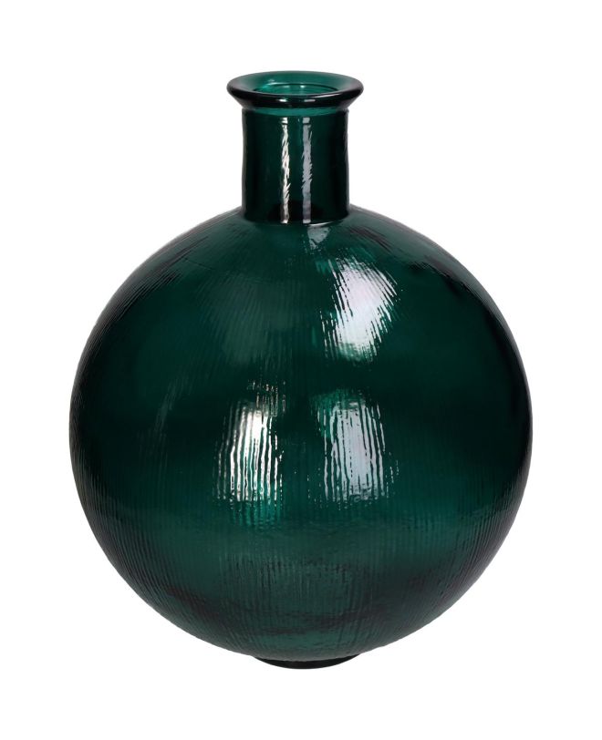 Βάζο Τιρκουάζ Ανακυκλωμένο Γυαλί 34x34x44cm