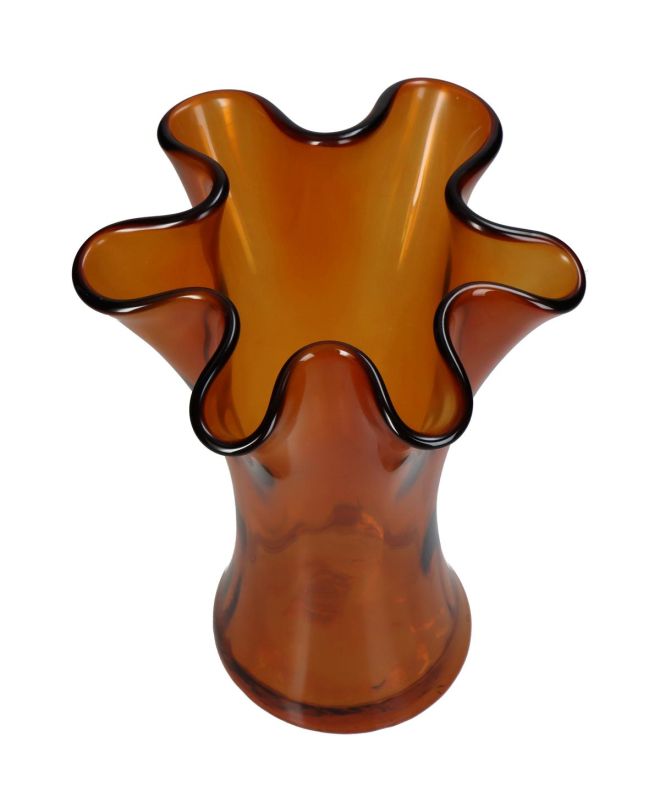 Βάζο ArteLibre Amber Ανακυκλωμένο Γυαλί 20x20x23cm