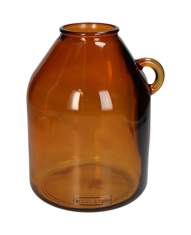 Βάζο Amber Ανακυκλωμένο Γυαλί 21x21x25.5cm