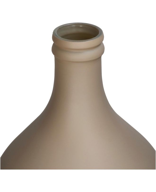 Βάζο Μπεζ Ανακυκλωμένο Γυαλί 29x29x43cm