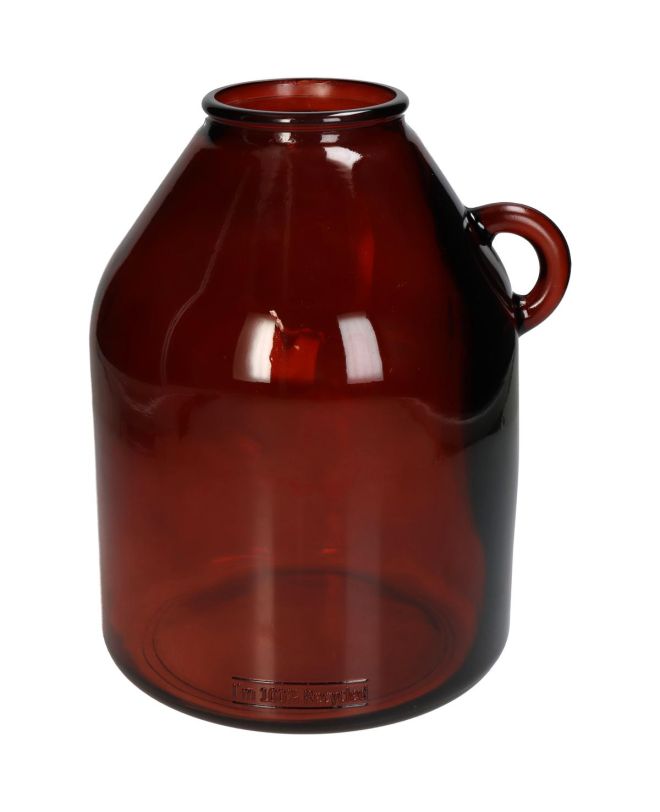 Βάζο Φυσικό Ανακυκλωμένο Γυαλί 21x21x25.5cm