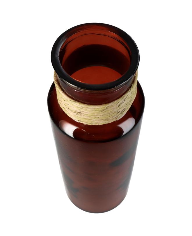 Βάζο Φυσικό Ανακυκλωμένο Γυαλί 15x15x45cm