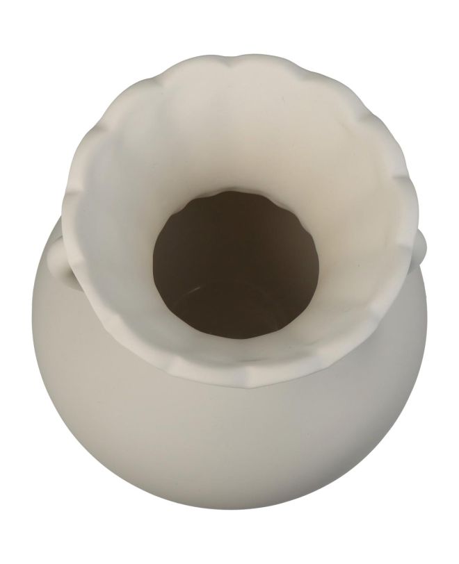 Βάζο Ιβουάρ Δολομίτης 15.5x15.5x16.8cm