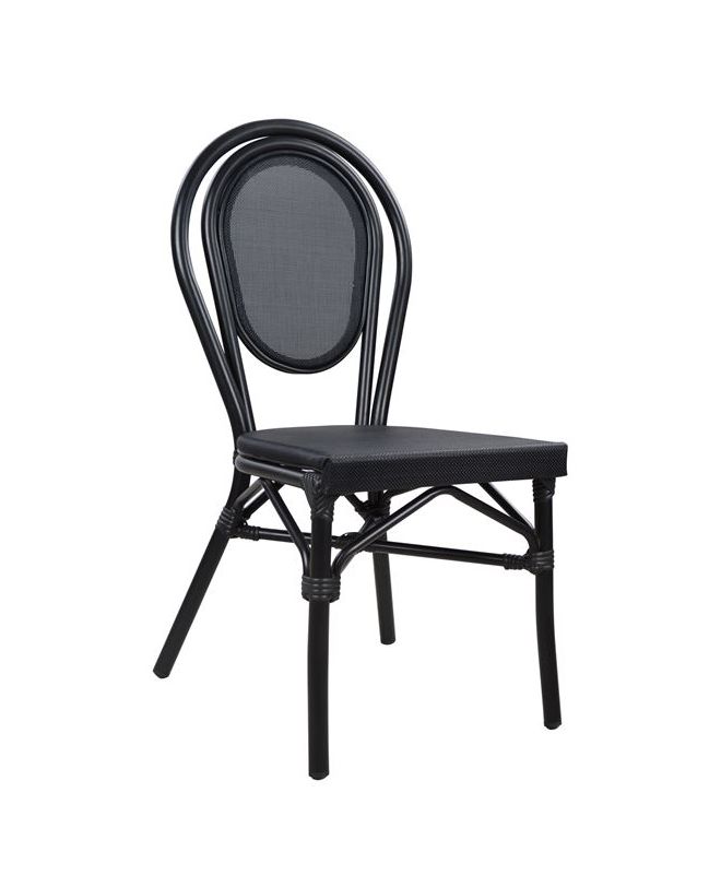 ΚΑΡΕΚΛΑ ΑΛΟΥΜΙΝΙΟΥ BAMBOO LOOK ΜΕ TEXTLINE 45x57x88 εκ. HM5052