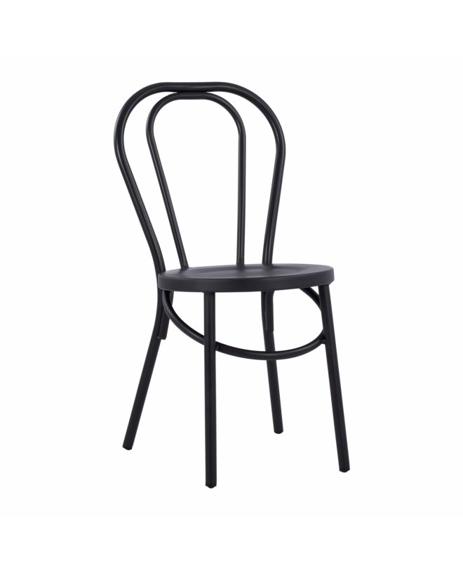 ΚΑΡΕΚΛΑ ΑΛΟΥΜΙΝΙΟΥ ΤΥΠΟΥ ΒΙΕΝΝΗΣ ΜΑΥΡΟ RUSTY HM5557.01 42x52x88,5 εκ.