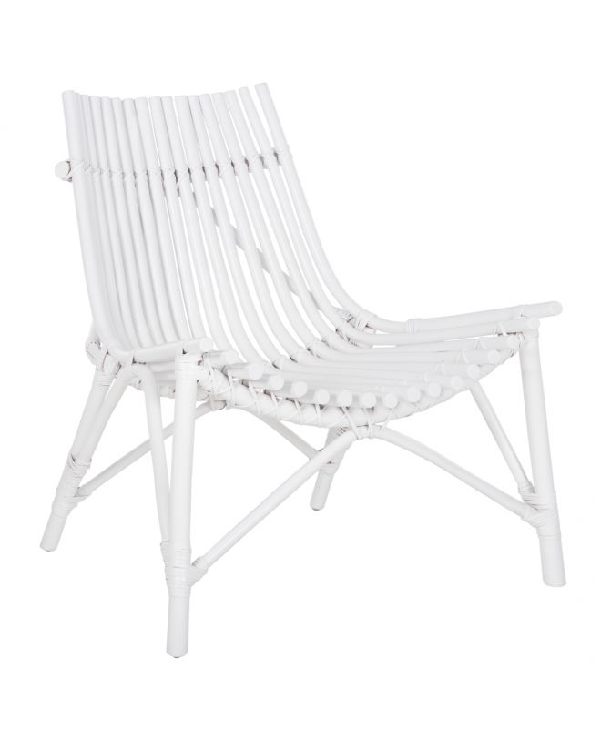 ΚΑΡΕΚΛΑ ΕΞΩΤ.ΧΩΡΟΥ CELLION HM9812.03 ΡΑΒΔΟΙ RATTAN ΣΕ ΛΕΥΚΟ ΧΡΩΜΑ 76x72x83Υεκ.