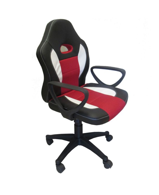 Καρέκλα Γραφείου Gaming ΔΩPOΘEA Μαύρο/Κόκκινο 58x60x90-100cm