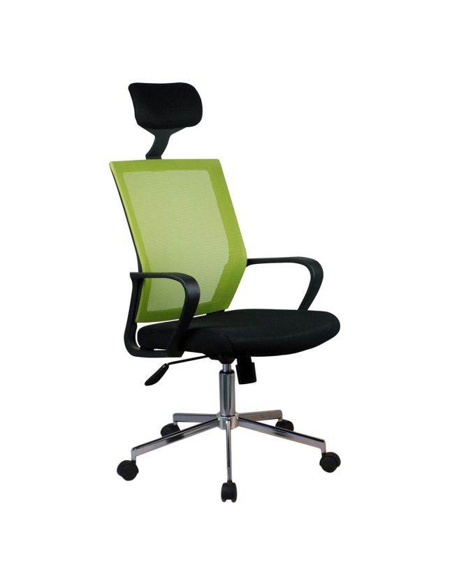 Καρέκλα Γραφείου ArteLibre ΦΟΙΒΗ Πράσινο/Μαύρο Mesh 58x59x116-124.5cm