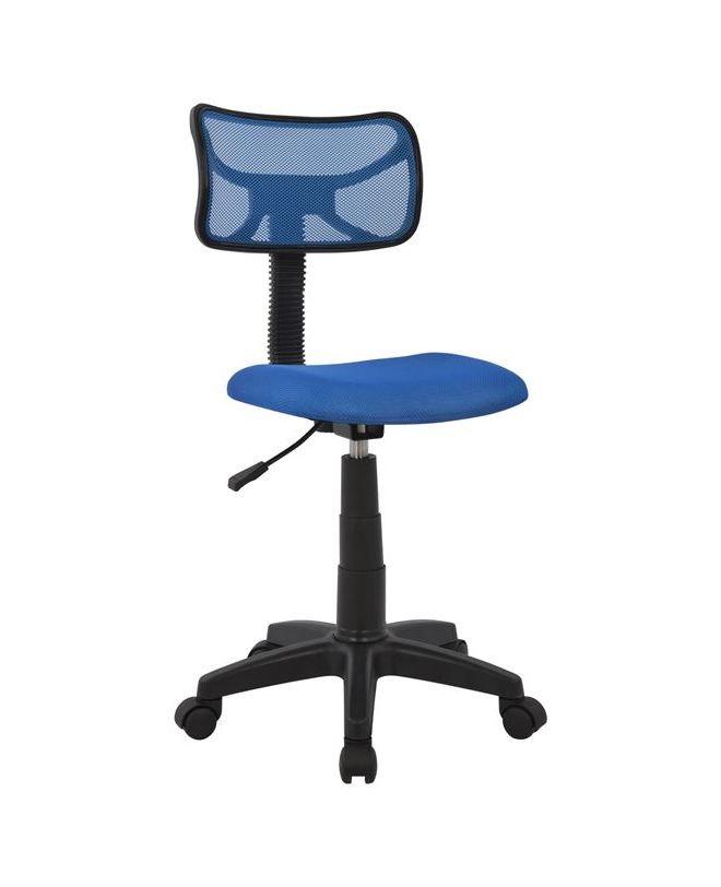 ΚΑΡΕΚΛΑ ΓΡΑΦΕΙΟΥ HM1026.06 ΜΠΛΕ ΥΦΑΣΜΑ MESH 40,5x50,5x91,5 εκ.