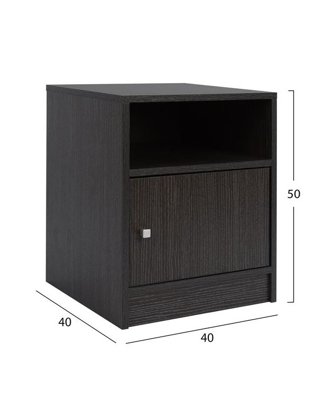 ΚΟΜΟΔΙΝΟ ΜΕΛΑΜΙΝΗΣ HM2205.01 ZEBRANO 40x40x50