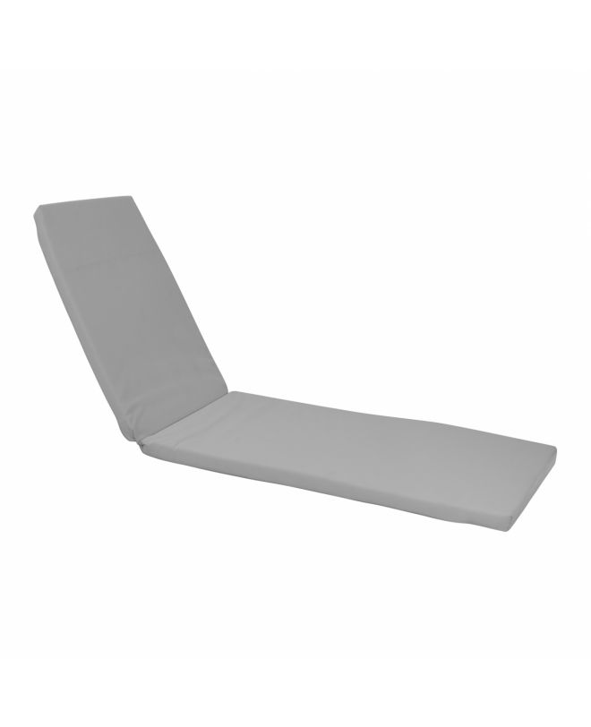 ΜΑΞΙΛΑΡΙ ΞΑΠΛΩΣΤΡΑΣ POLYESTER SIFNOS ΓΚΡΙ HM11235.10P 198(119+1+78)x70x10 εκ.