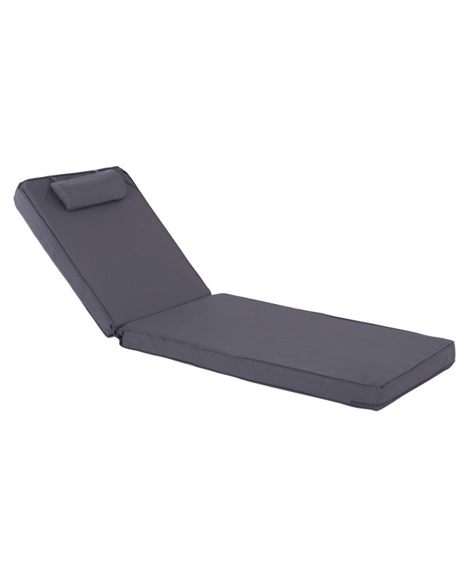 ΜΑΞΙΛΑΡΙ ΞΑΠΛΩΣΤΡΑΣ TEXTILENE 600gr SIFNOS ΓΚΡΙ HM11236.30T 196(117+1+78)x58x9εκ.