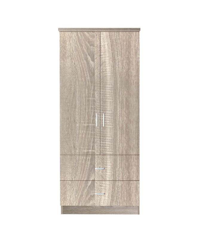 Ντουλάπα ArteLibre SWALLOWTAIL Φυσικό Χρώμα 80x50x180cm