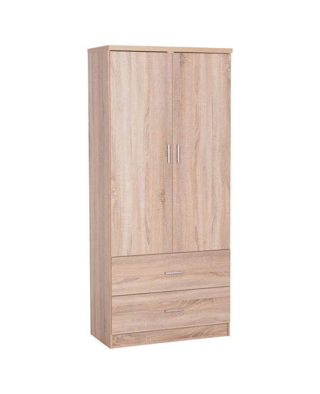 ΝΤΟΥΛΑΠΑ 2ΦΥΛΛΗ ME 2 ΣΥΡΤΑΡΙΑ REINA HM338.02 SONAMA 80x41.5x180Υεκ.