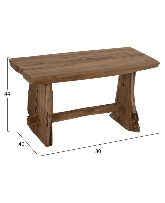 ΠΑΓΚΑΚΙ HM9347 ΑΠΟ ΜΑΣΙΦ ΞΥΛΟ TIK ΦΥΣΙΚΟ 80X40X44 εκ.