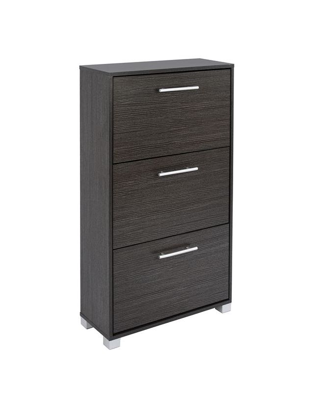 ΠΑΠΟΥΤΣΟΘΗΚΗ ΜΕΛΑΜΙΝΗΣ HM2221.01 ZEBRANO 3ΘΕΣΕΩΝ 62Χ24Χ110Υεκ εκ.