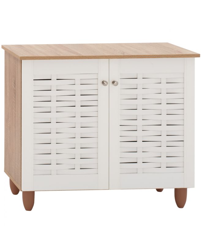 ΠΑΠΟΥΤΣΟΘΗΚΗ-ΝΤΟΥΛΑΠΙ ΞΥΛΙΝΗ HM2208.06 SONAMΑ ΛΕΥΚΗ 77Χ34Χ67,5 εκ.