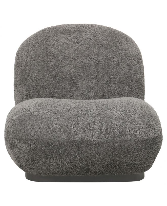 ΠΟΛΥΘΡΟΝΑ BEANY HM9591.01 ΓΚΡΙ ΜΠΟΥΚΛΕ ΥΦΑΣΜΑ 85x82x77Υ εκ.