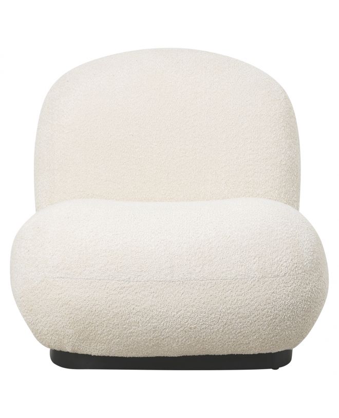 ΠΟΛΥΘΡΟΝΑ BEANY HM9591.06 ΕΚΡΟΥ ΜΠΟΥΚΛΕ ΥΦΑΣΜΑ 85x82x77Υ εκ.
